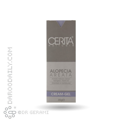 کرم ژل درمان ریزش سکه ای مو مدل Alopecia Areata سریتا 30 گرمی
