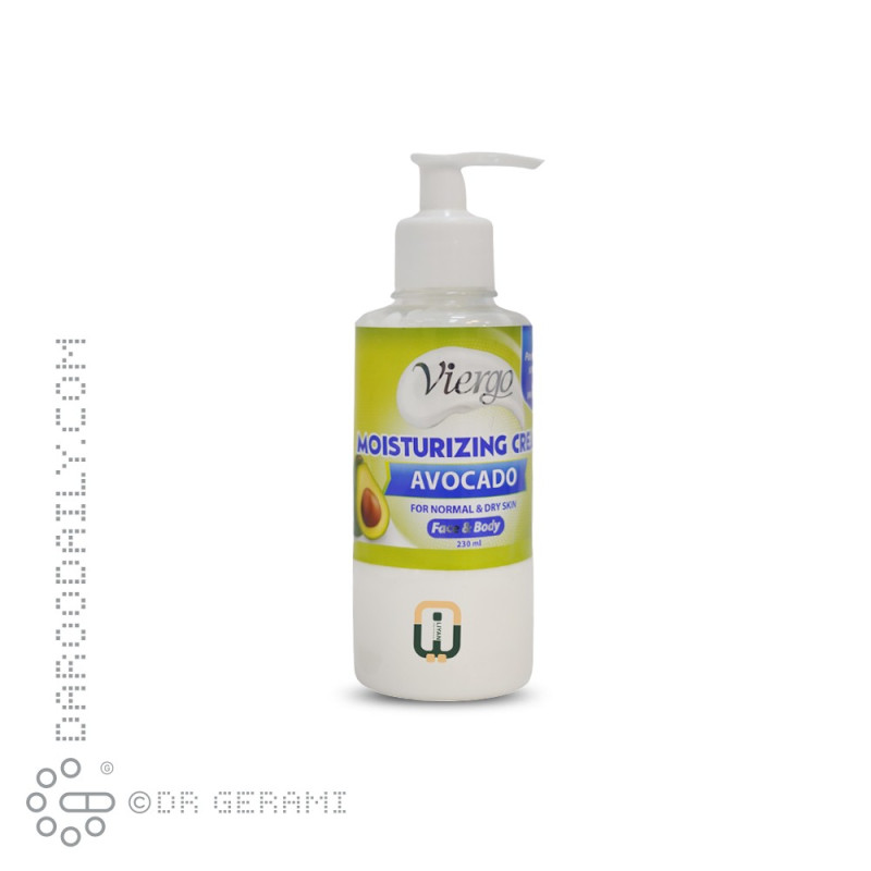 کرم مرطوب کننده پوست حاوی آووکادو ویرگو 230 میلی لیتری