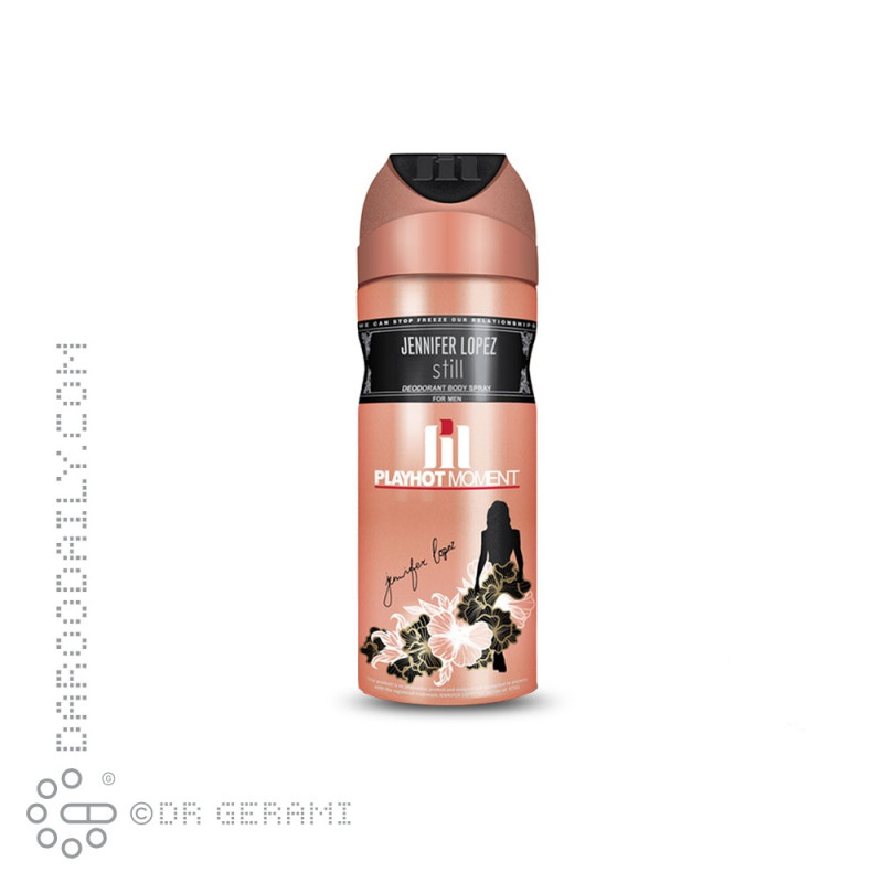اسپری دئودورانت بانوان مدل Jennifer Lopez پلی هات مومنت ۲۰۰ میلی لیتری