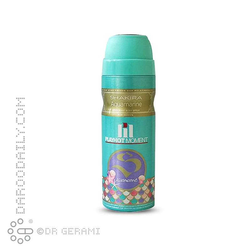 اسپری دئودورانت بانوان مدل Shakira پلی هات مومنت ۲۰۰ میلی لیتری