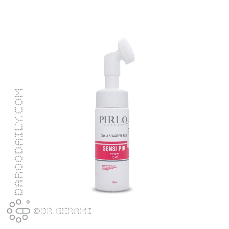 فوم شستشو پوست خشک و حساس پیرلو 150 میلی لیتری