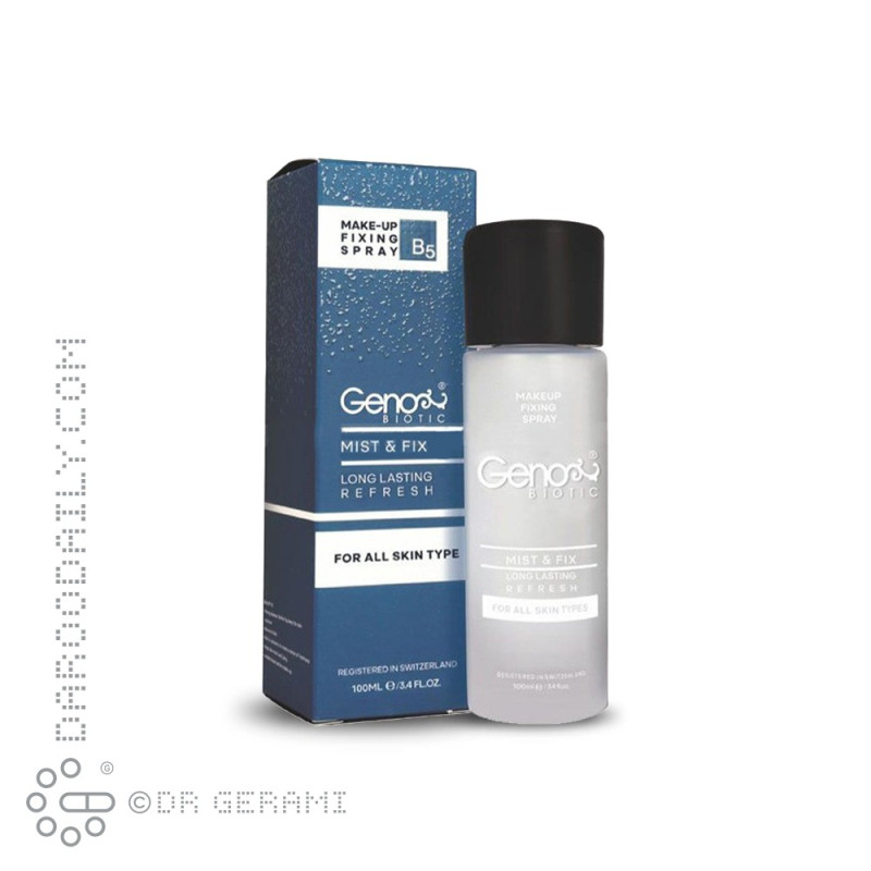 اسپری رطوبت رسان و تثبیت کننده آرایش ژنو بایوتیک 100 میلی لیتری