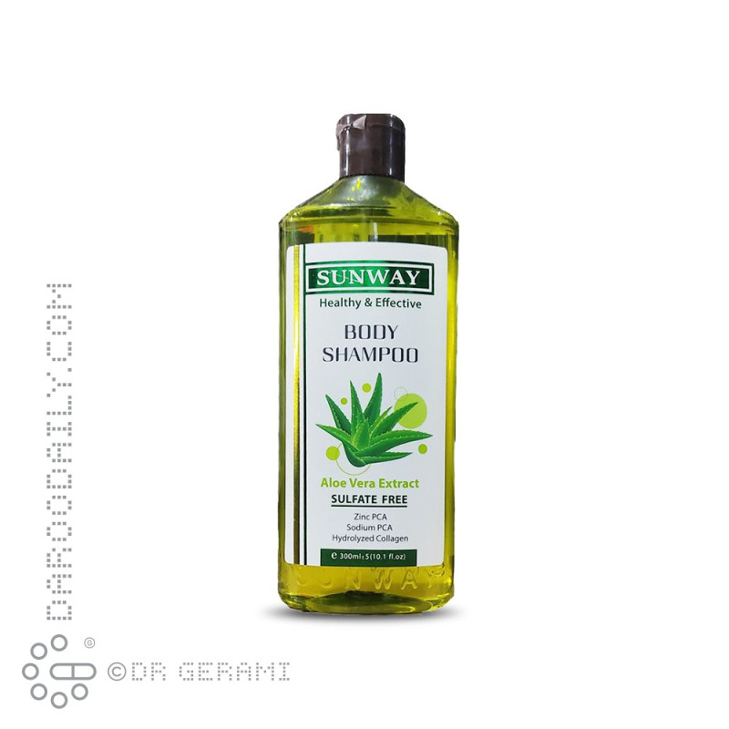شامپو بدن فاقد سولفات حاوی عصاره آلوئه ورا سان وی 500 میلی لیتری