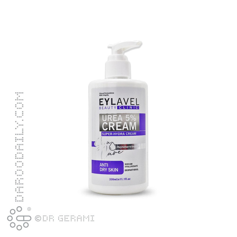 کرم مرطوب کننده اوره 5 درصد ایلاول 330 میلی لیتری