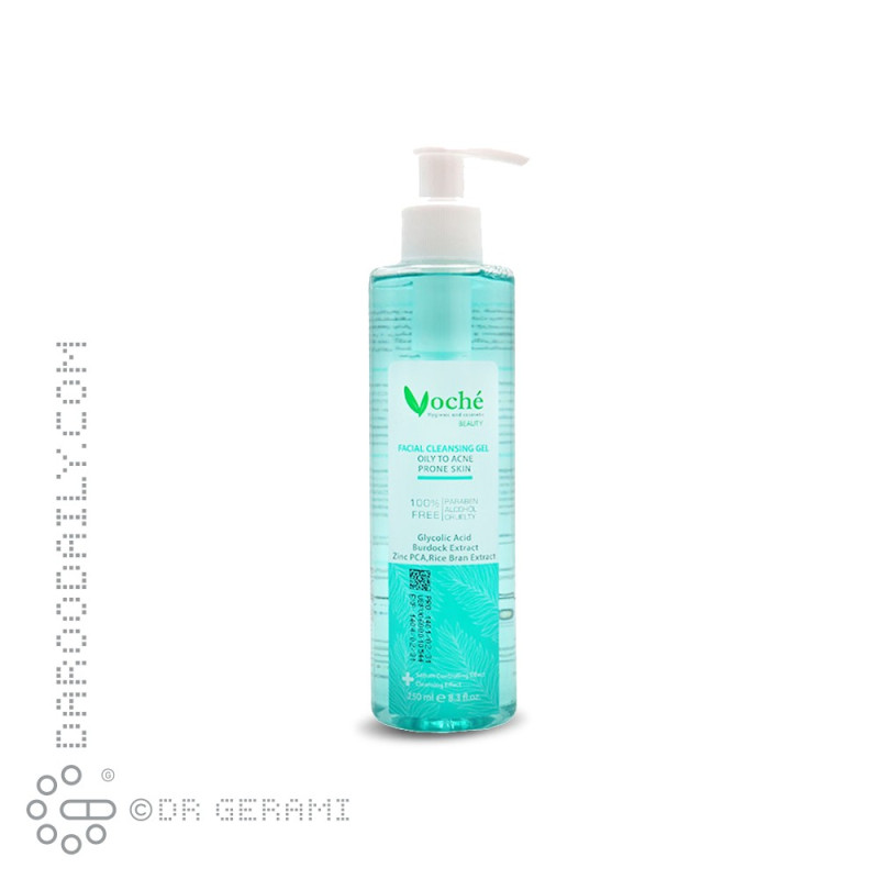 ژل شستشوی صورت پوست چرب وچه 250 میلی لیتری