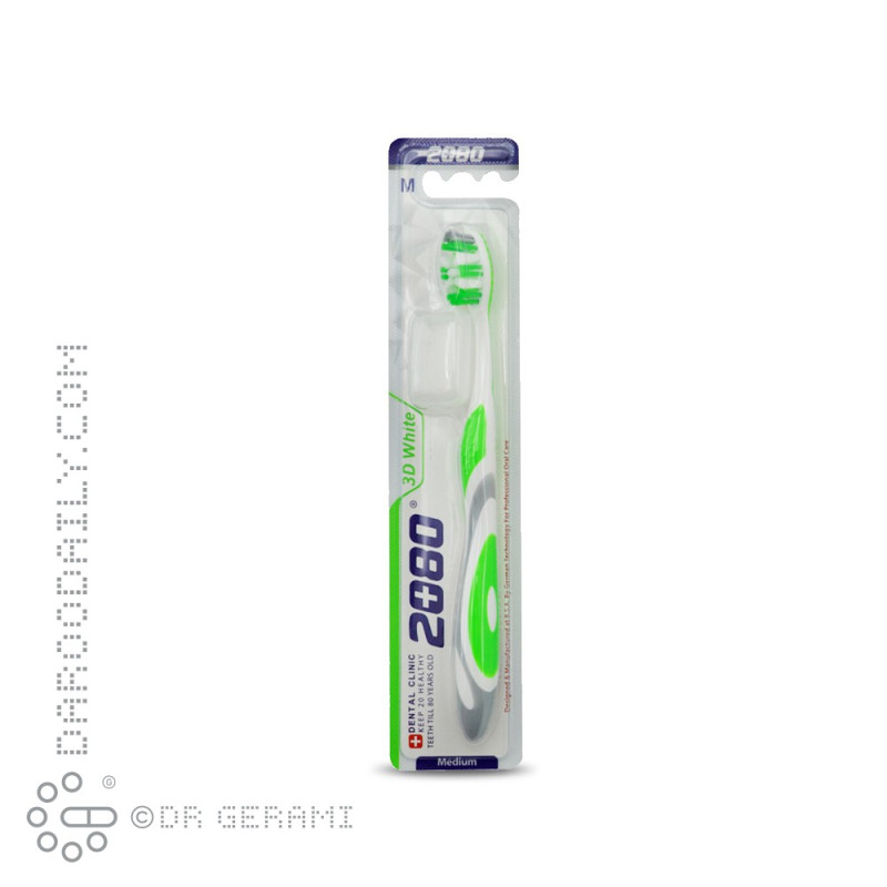 مسواک بزرگسال با برس متوسط مدل تری دی وایت 2080