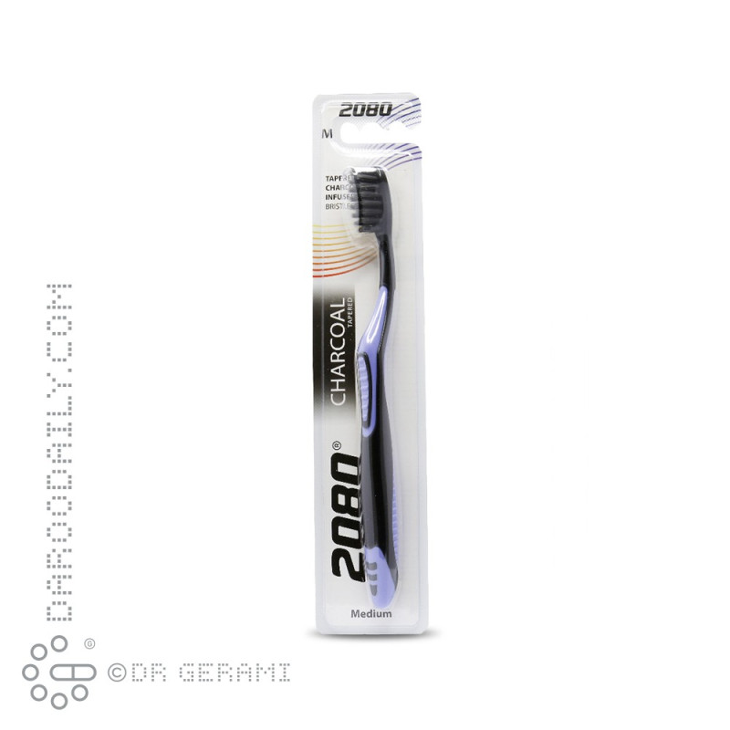 مسواک بزرگسال با برس متوسط مدل ذغالی تیپرد 2080