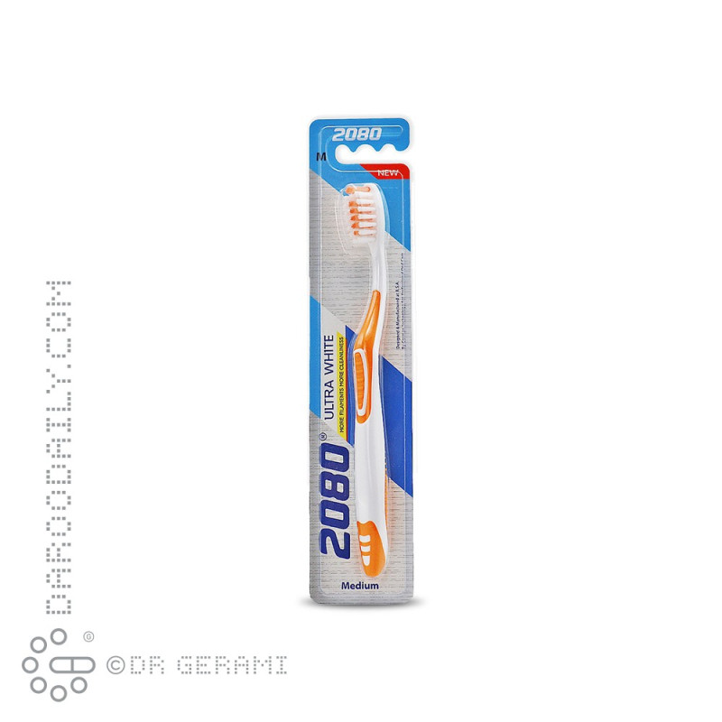 مسواک بزرگسال با برس متوسط مدل اولترا وایت 2080