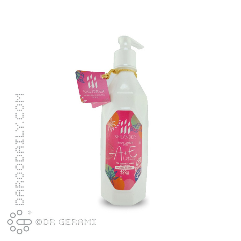 لوسیون بدن حاوی ویتامین A و E شیلاندر 400 میلی لیتری