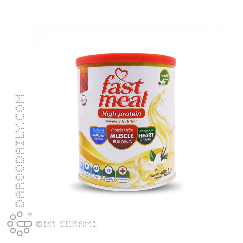پودر فست میل های پروتئین وانیلی اسمارت نوتریشن 400 گرمی
