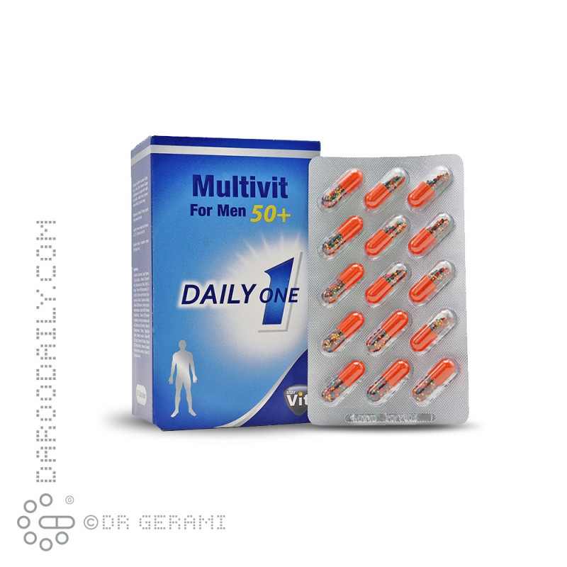 کپسول مولتی ویت آقایان بالای +50 استار ویت 60 عددی