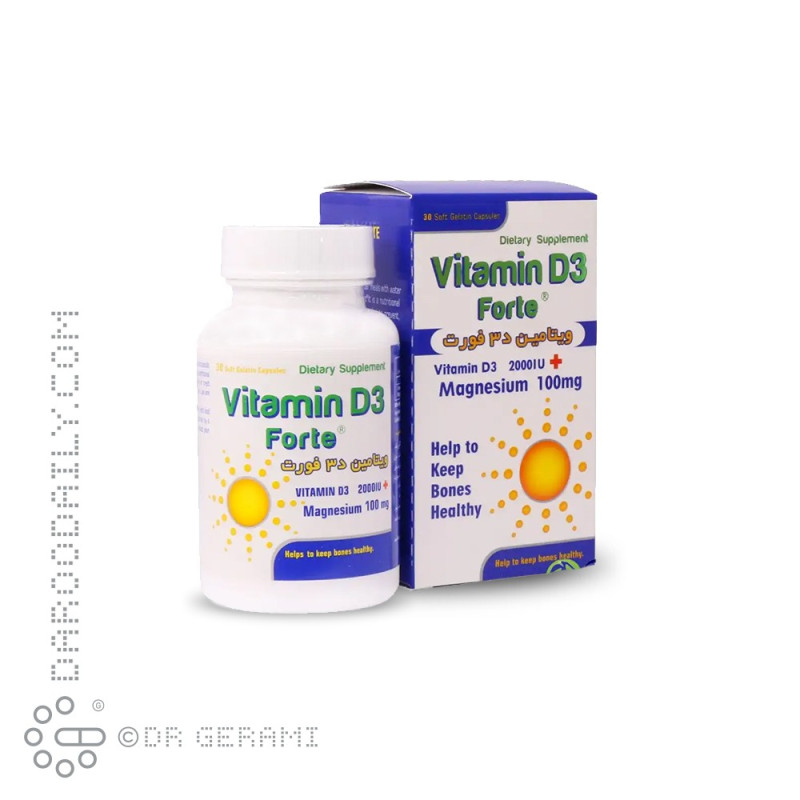 سافت ژل ویتامین D3 فورت دانا 30 عددی