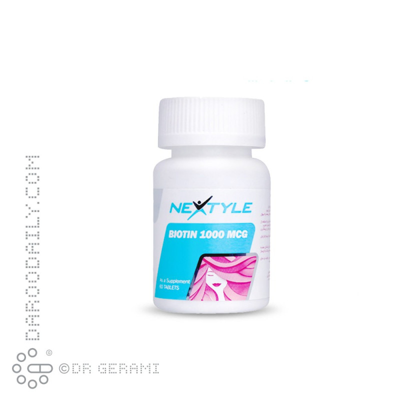 قرص بیوتین 1000 میکروگرمی نکستایل 60 عددی