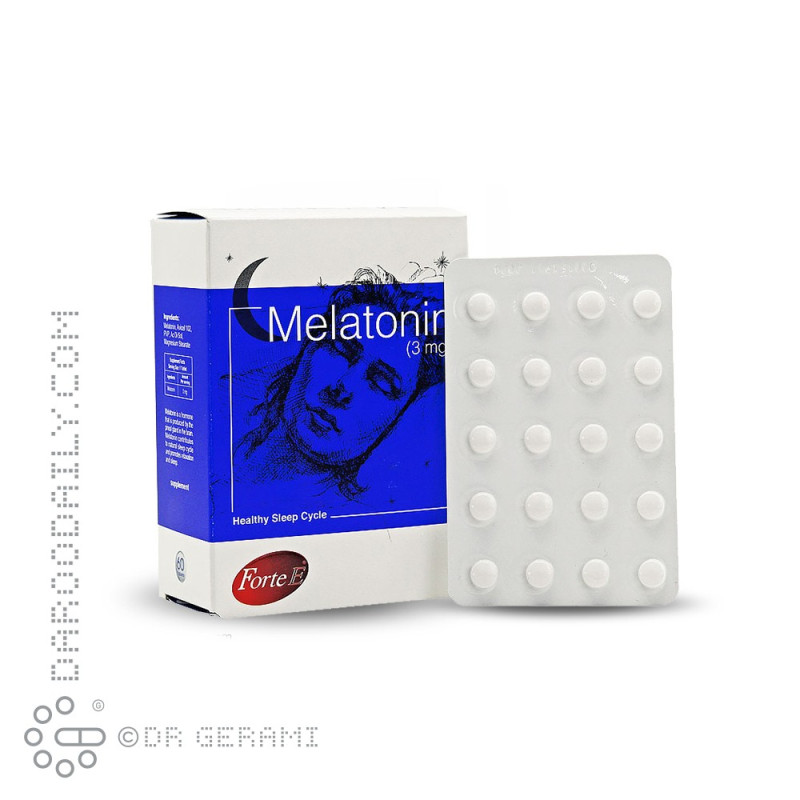 قرص ملاتونین 3 میلی گرمی فورت ای سمر طب درمان 60 عددی