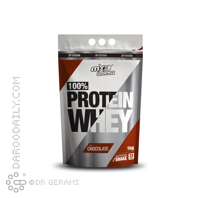 پودر پروتئین وی 100 درصد شکلاتی ام ایکس تری 1000 گرمی