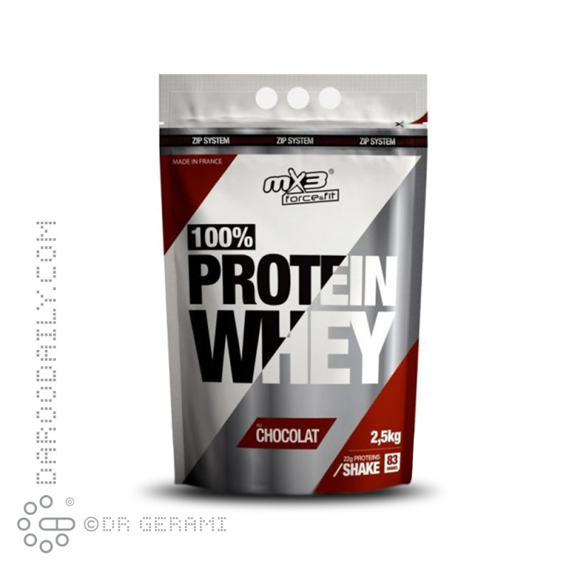 پودر پروتئین وی 100 درصد شکلاتی ام ایکس تری 2500 گرمی