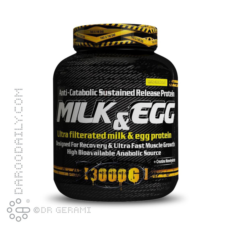 پودر میلک اند اگ شکلاتی ژن استار 3000 گرمی