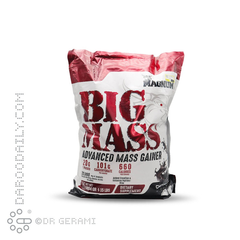 پودر گینر بیگ مس با طعم کوکی کرم مگنوم 6804 گرمی