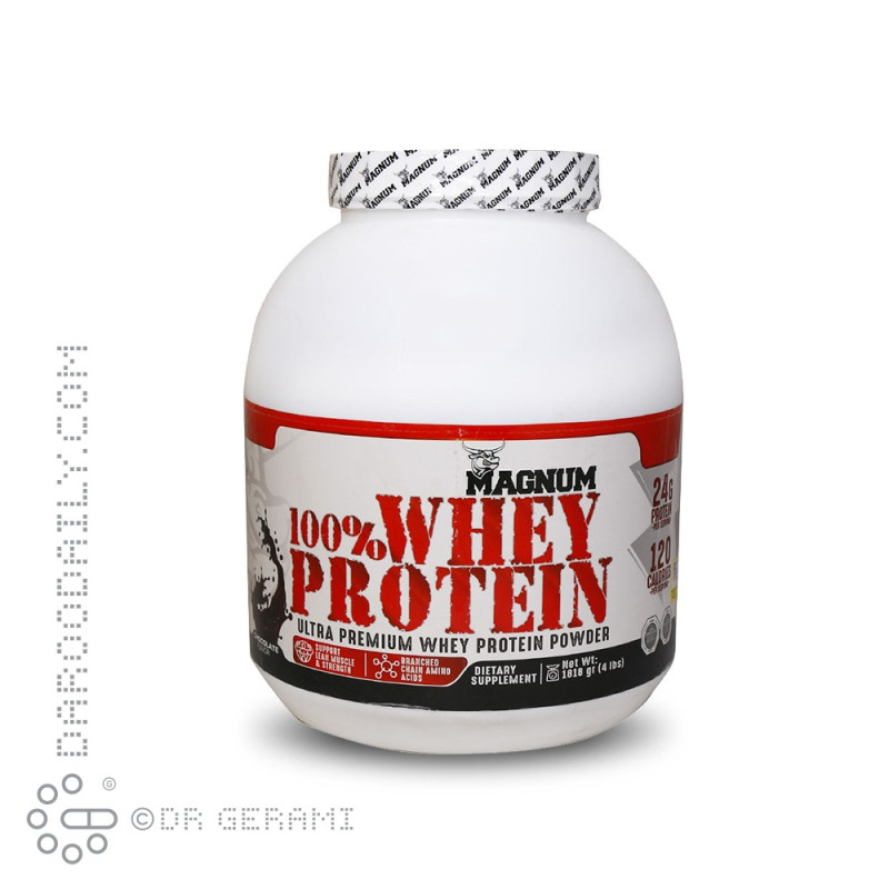 پودر پروتئین وی 100 درصد شکلاتی مگنوم 2270 گرمی