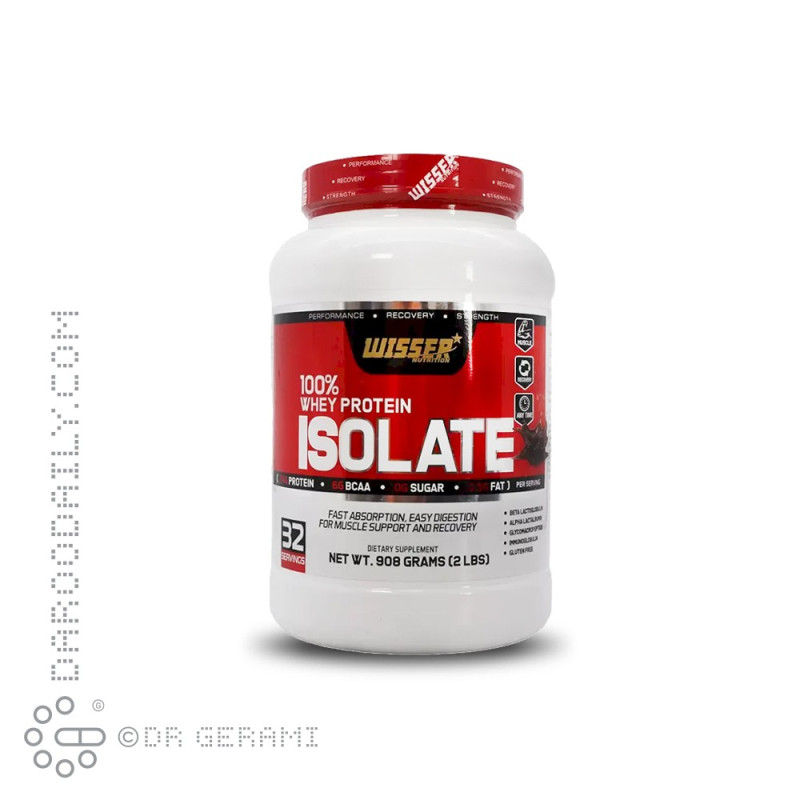 پودر پروتئین وی ایزوله شکلاتی ویثر نوتریشن 908 گرمی