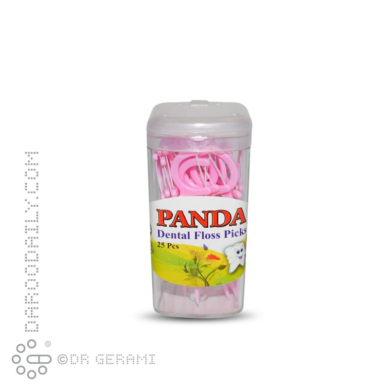 نخ دندان کمانی پاندا 25 عددی