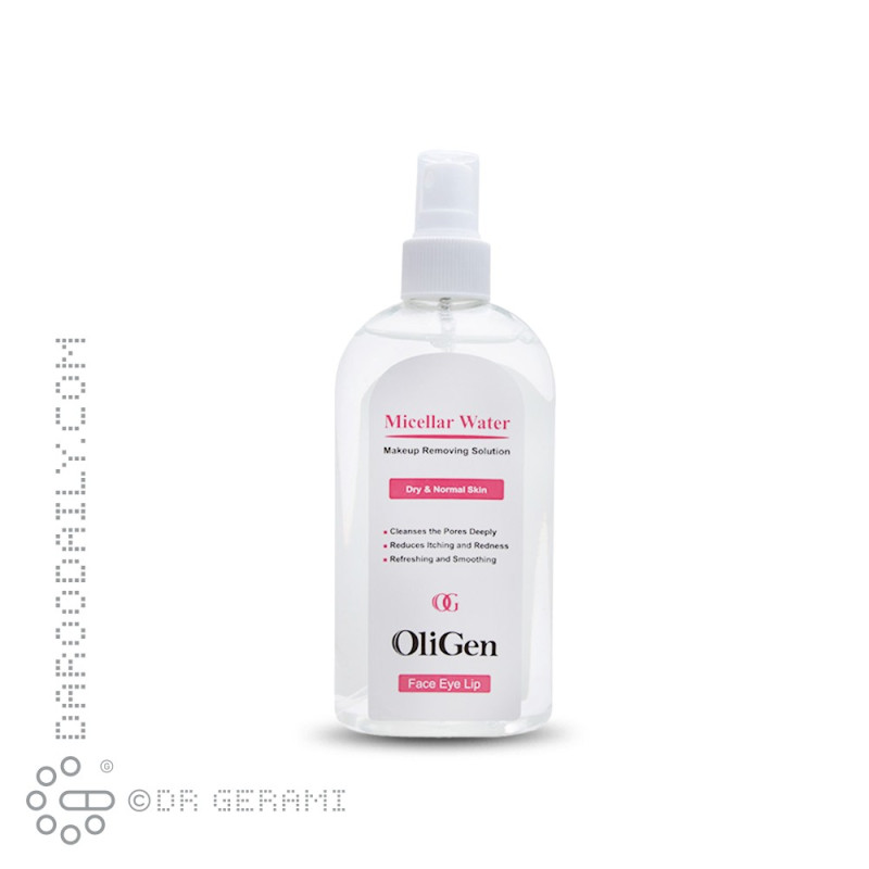 محلول میسلار واتر پوست خشک و معمولی الی ژن 250 میلی لیتری