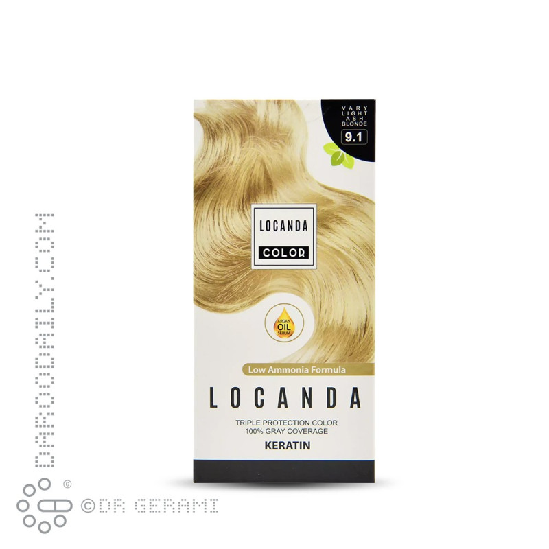 کیت رنگ مو بلوند خاکستری خیلی روشن سری خاکستری لوکاندا شماره 9.1