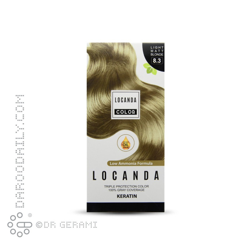 کیت رنگ مو بلوند زیتونی مات روشن سری زیتونی لوکاندا شماره 8.3