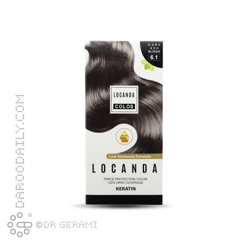 کیت رنگ مو بلوند خاکستری تیره سری خاکستری لوکاندا شماره 6.1