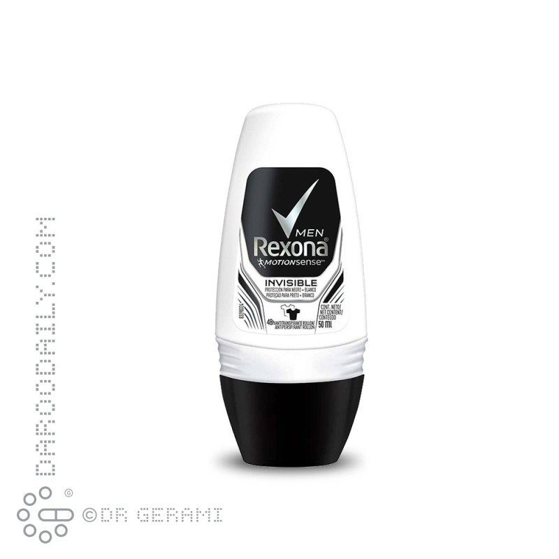 رول ضد تعریق آقایان مدل Invisible Black And White رکسونا 50 میلی لیتری