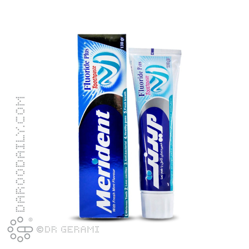 خمیر دندان دو رنگ نعنایی مریدنت 130 گرمی