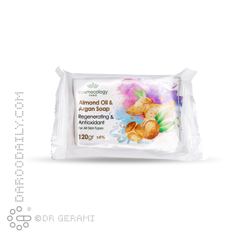 صابون روغن بادام و آرگان کاسمکولوژی 120 گرمی