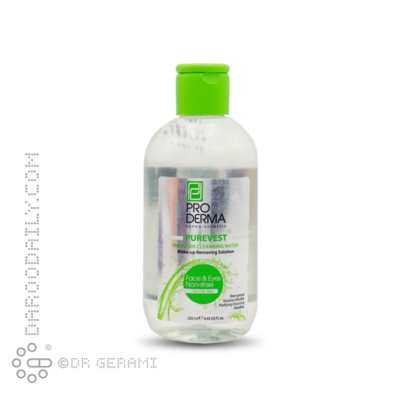 محلول میسلار واتر پوست چرب پرودرما 250 میلی لیتری