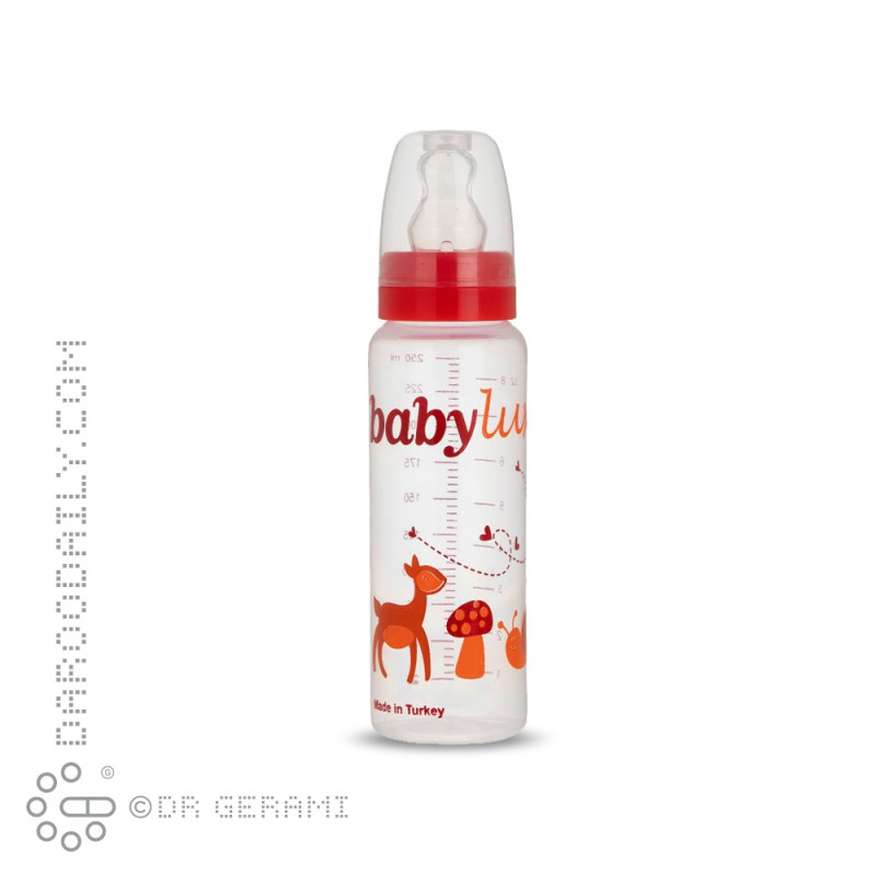 شیشه شیر پروپیلین ارتودنسی بی بی لوکس 250 میلی لیتری کد 061