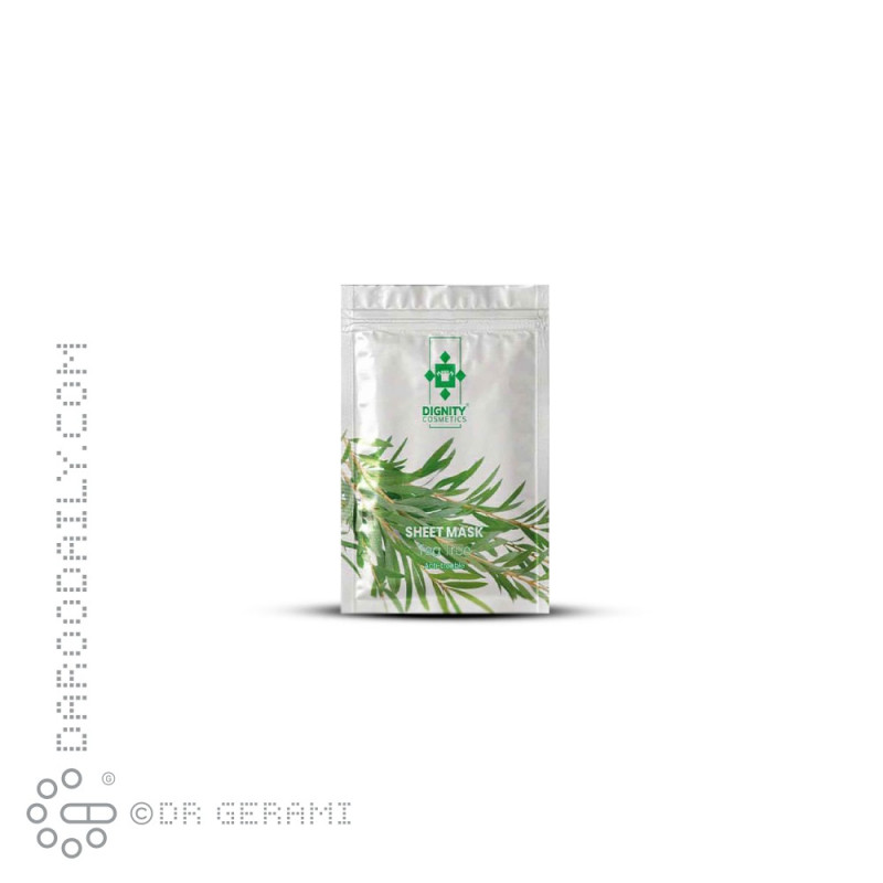 ماسک ورقه ای صورت حاوی روغن درخت چای دیگنیتی 25 گرمی