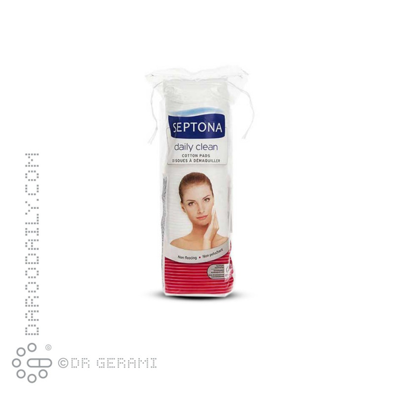 پد گرد پاک کننده آرایش صورت سپتونا 80 عددی