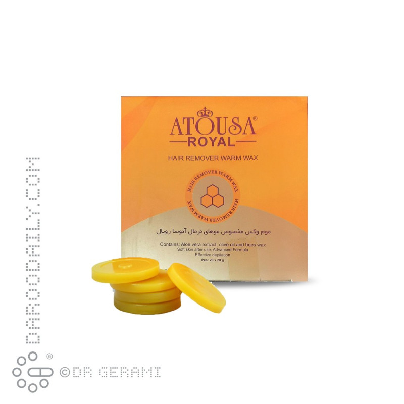 موم وکس موهای معمولی آتوسا رویال 20 عددی