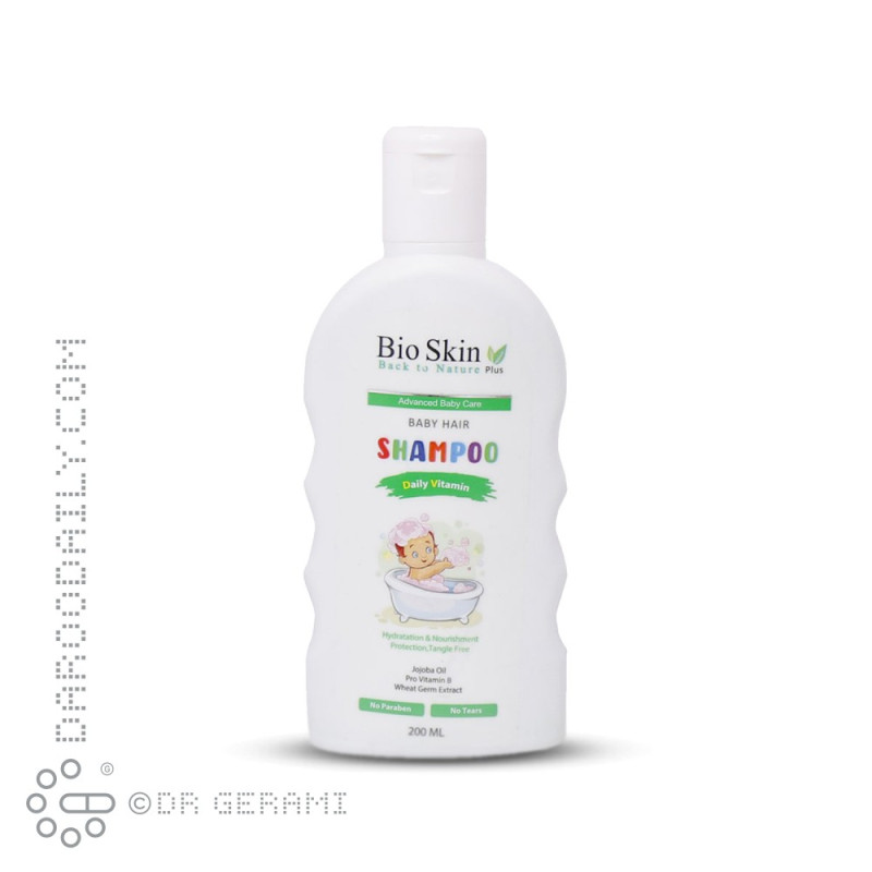 شامپو ویتامینه موی کودکان بایو اسکین پلاس 200 میلی لیتری