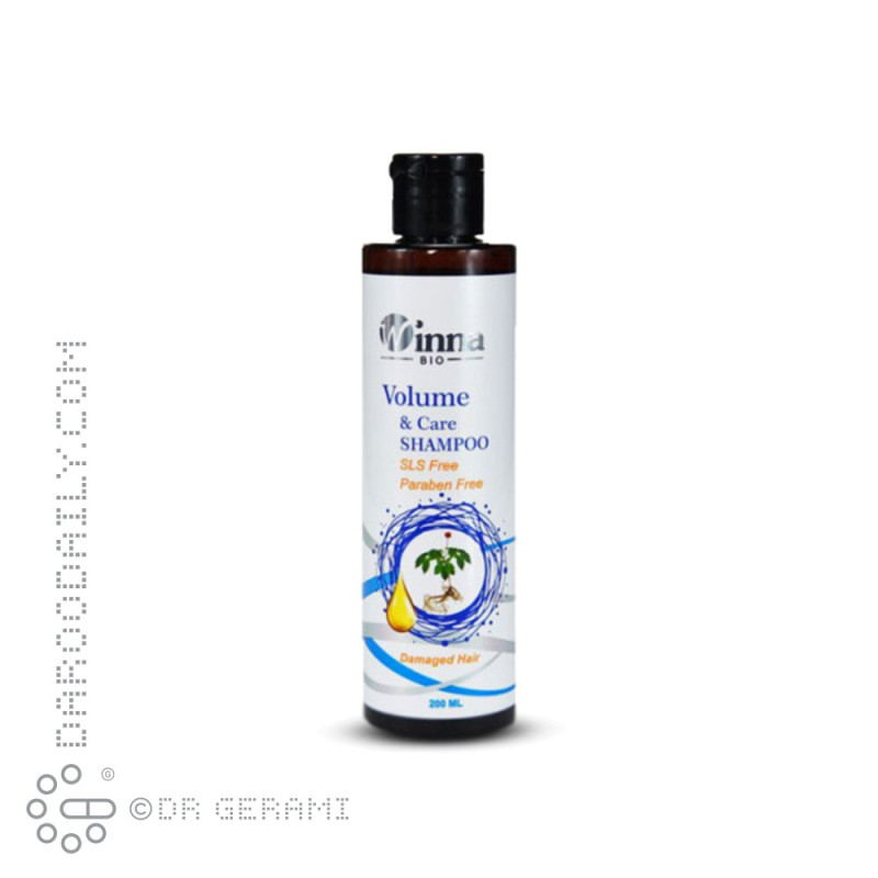شامپو حجم دهنده و تقویت کننده موهای آسیب دیده وینا 200 میلی لیتری