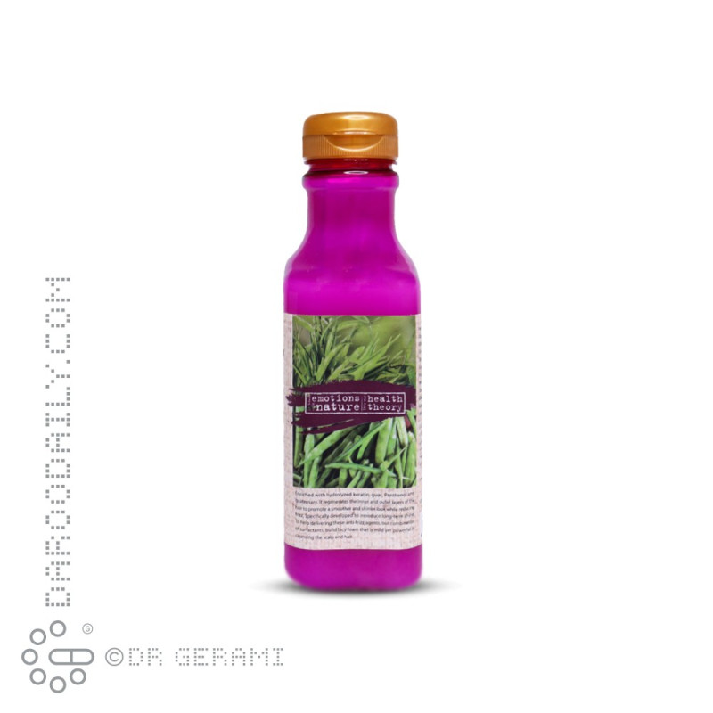 شامپو موهای مجعد حاوی کراتین هلس تئوری 385 میلی لیتری