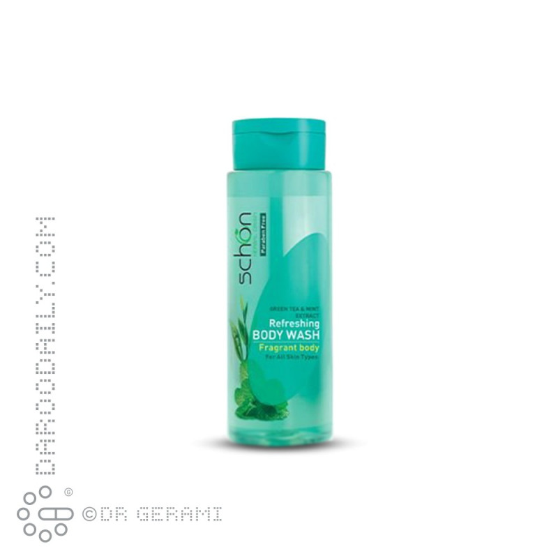 شامپو بدن چای سبز و نعناع شون 420 میلی لیتری