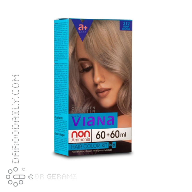 کیت رنگ مو بلوند کنفی ویانا شماره 312