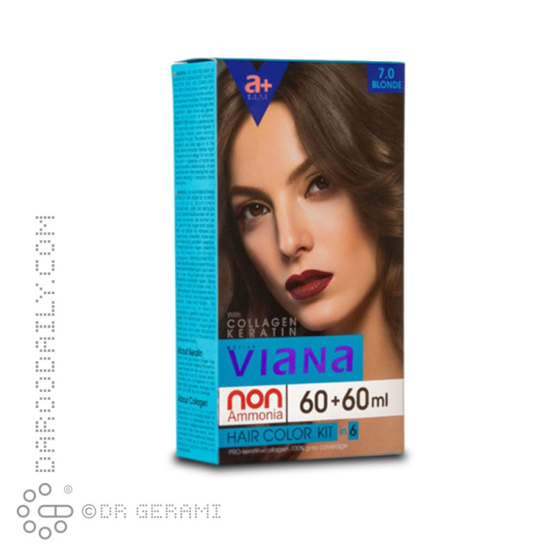 کیت رنگ مو بلوند سری طبیعی ویانا شماره 7.0