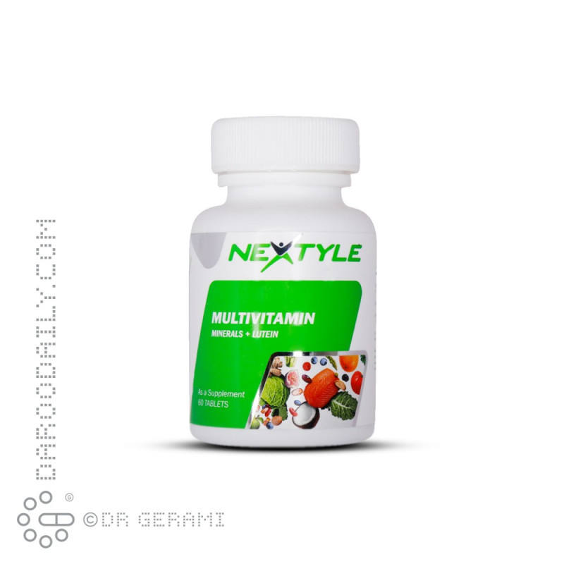 قرص مولتی ویتامین پلاس لوتئین نکستایل 60 عددی