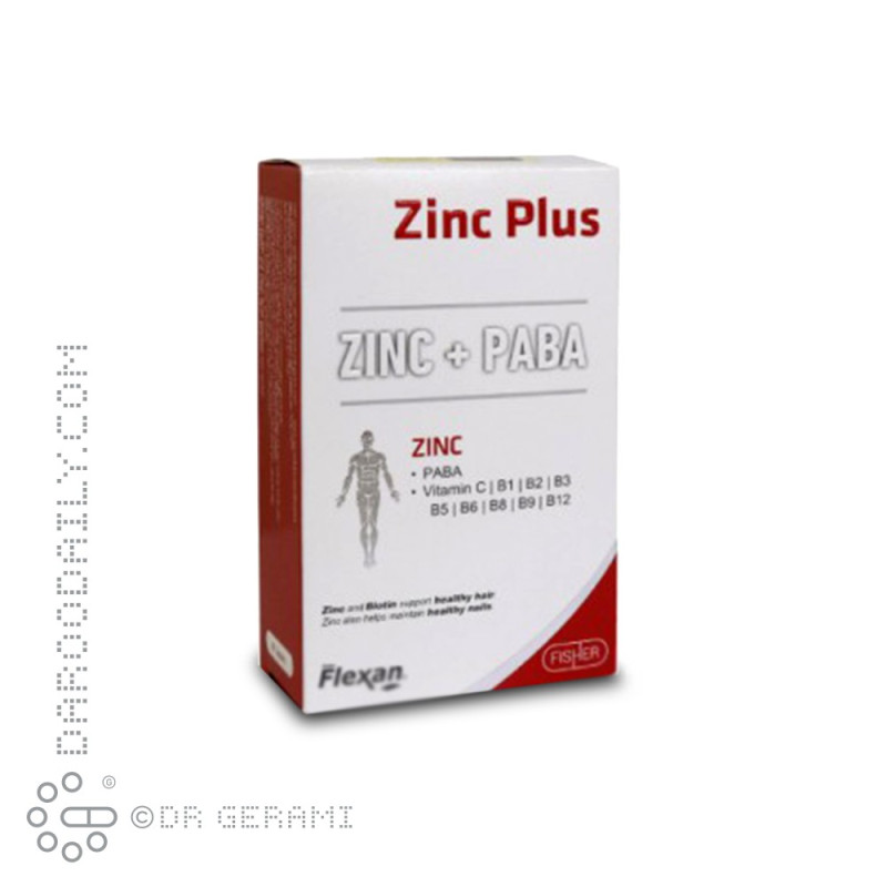 کپسول زینک پلاس پابا فلکسان فیشر 60 عددی