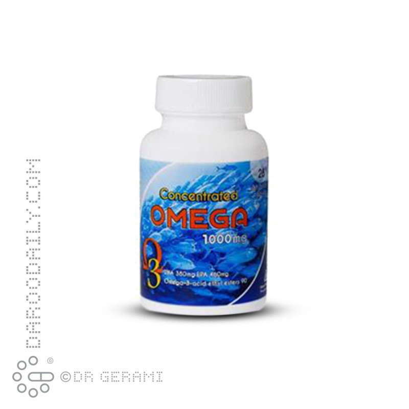 سافت ژل امگا 3 تغلیظ شده 1000 میلی گرمی دانا 28 عددی