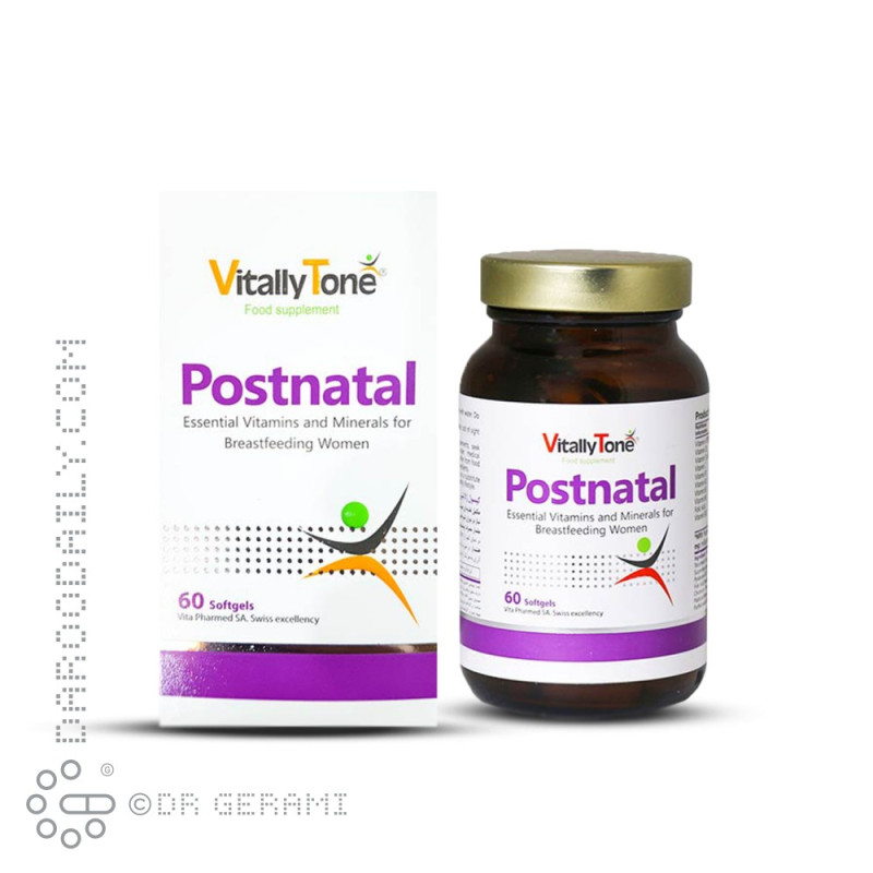 سافت ژل پست ناتال ویتالی تون 60 عددی