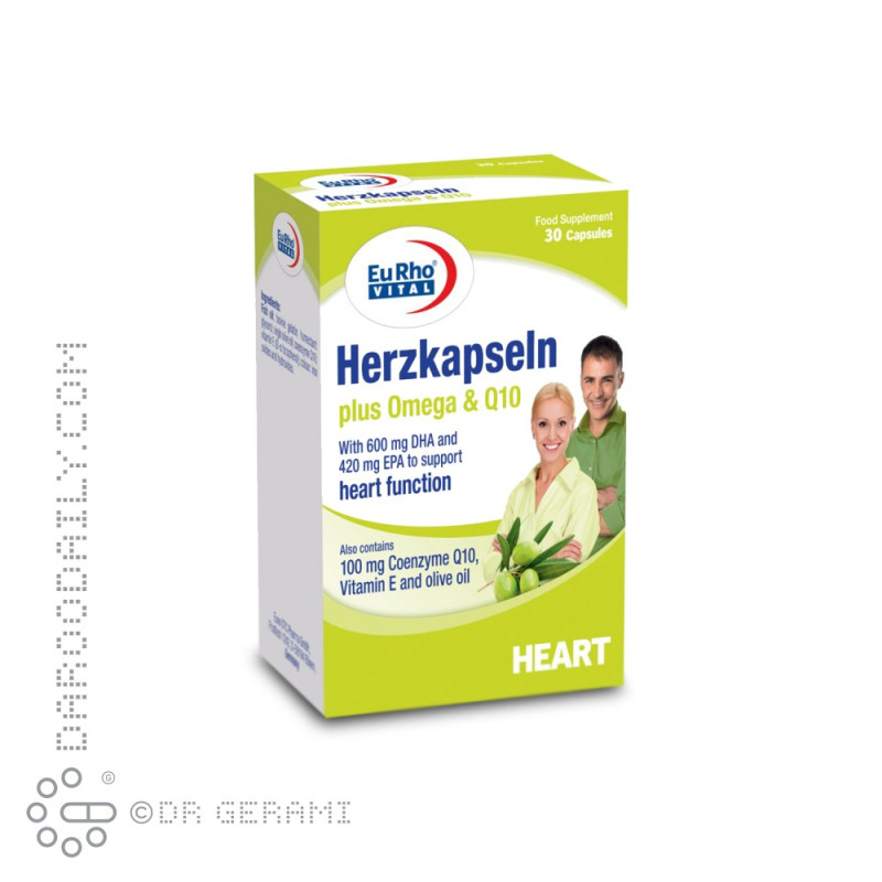 هرتز کپسول پلاس امگا و کیوتن یوروویتال 30 عددی