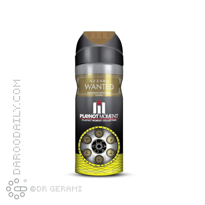 اسپری دئودورانت بانوان مدل Azzaro Wanted پلی هات مومنت ۲۰۰ میلی لیتری