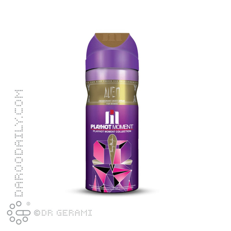 اسپری دئودورانت بانوان مدل Alien پلی هات مومنت ۲۰۰ میلی لیتری